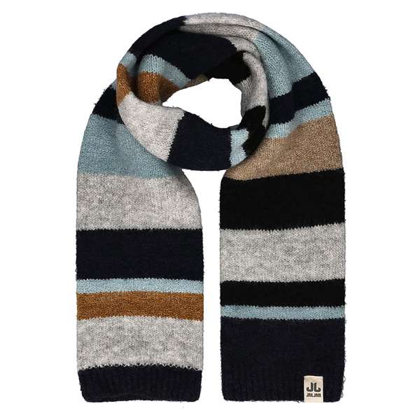 Golden Gate - Unisex Striped Wool Scarf 